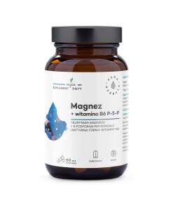 AURA HERBALS Magnesium + Vitamin B6 (60 caps)