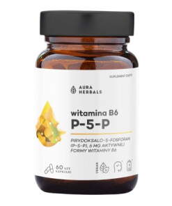 AURA HERBALS Vitamin B6 P-5-P 6 mg (60 caps)