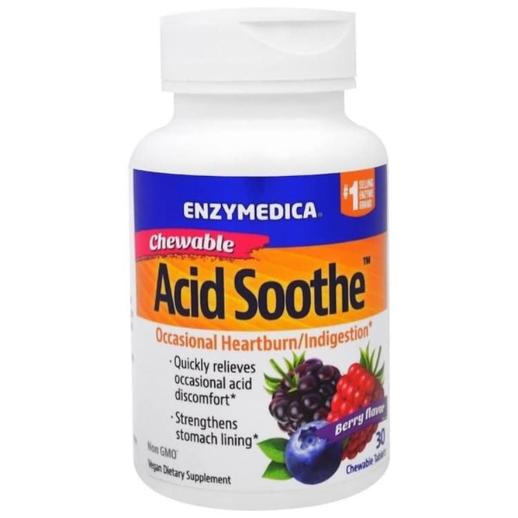 Acid Soothe, Berry - 30 tyggetabletter
