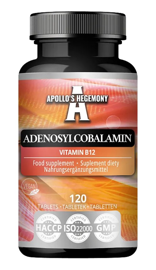 Apollo's Hegemony - Adenosylcobalamin Vitamin B12, 120 tabletter