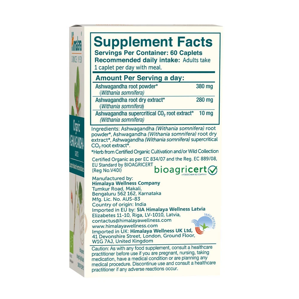 Økologisk Ashwagandha - 60 tabletter - Billede 2