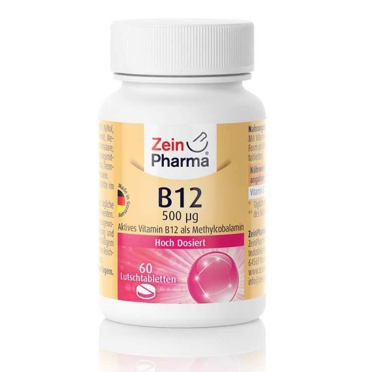 B12-vitamin, 500mcg - 60 pastiller