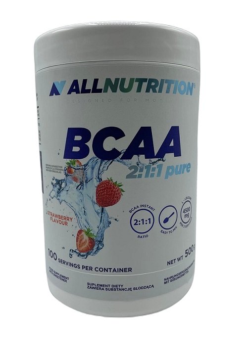 BCAA 2:1:1 Pure, Jordbær - 500g