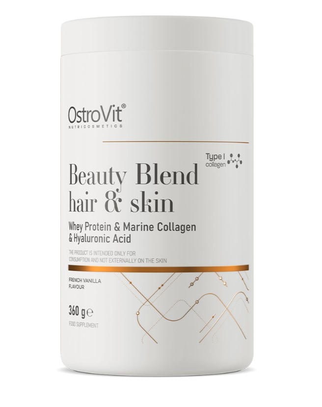 Ostrovit - Beauty Blend Hair & Skin, Fransk Vanilje - 360g