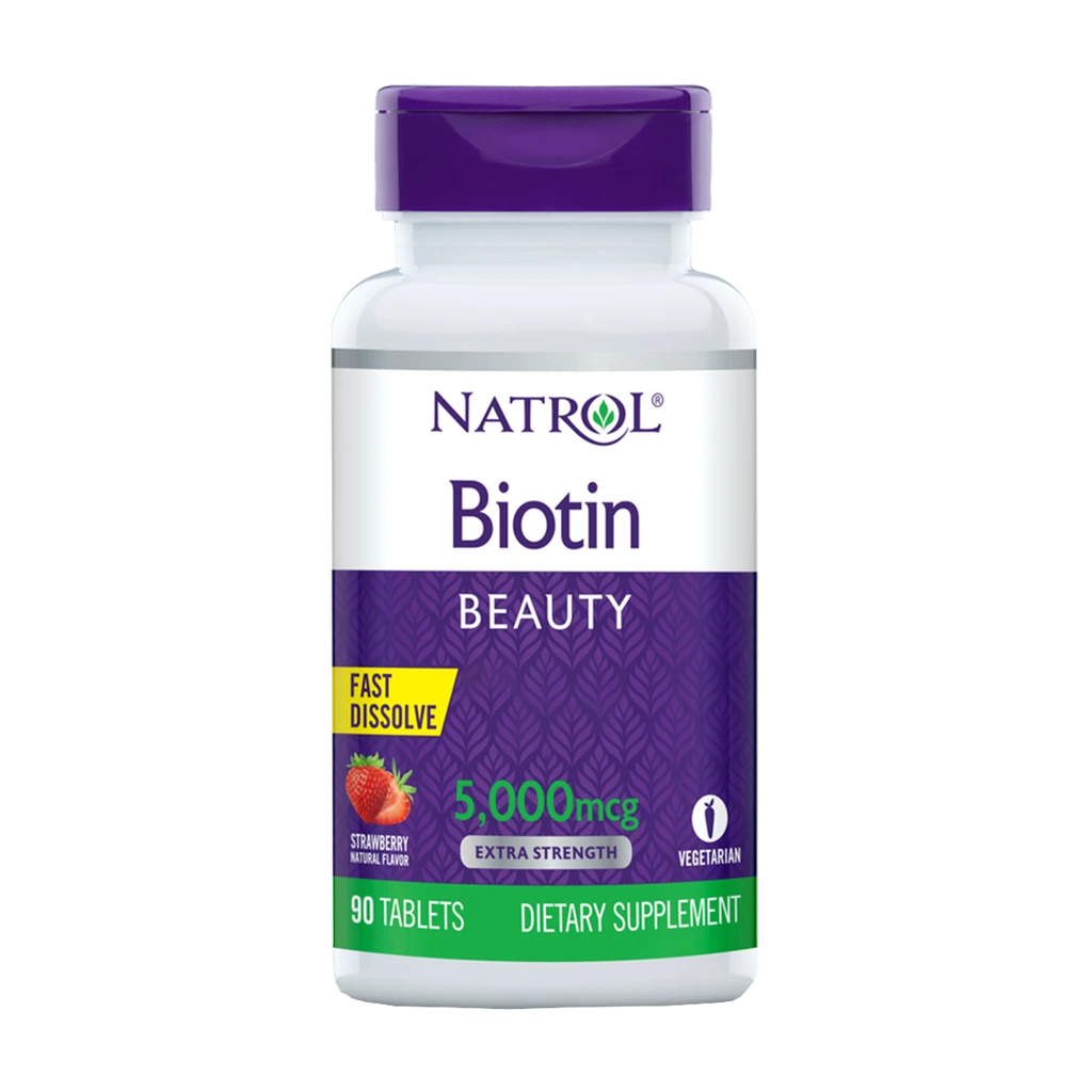 Biotin Fast Dissolve, 5000mcg - 90 tabs