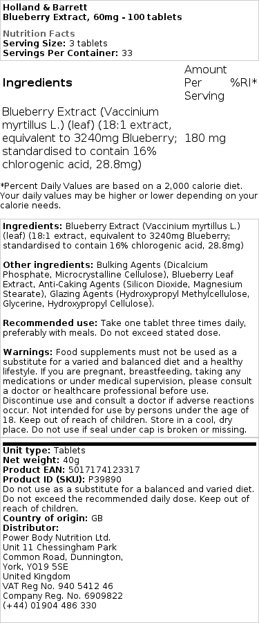 60mg - 100 tabletter