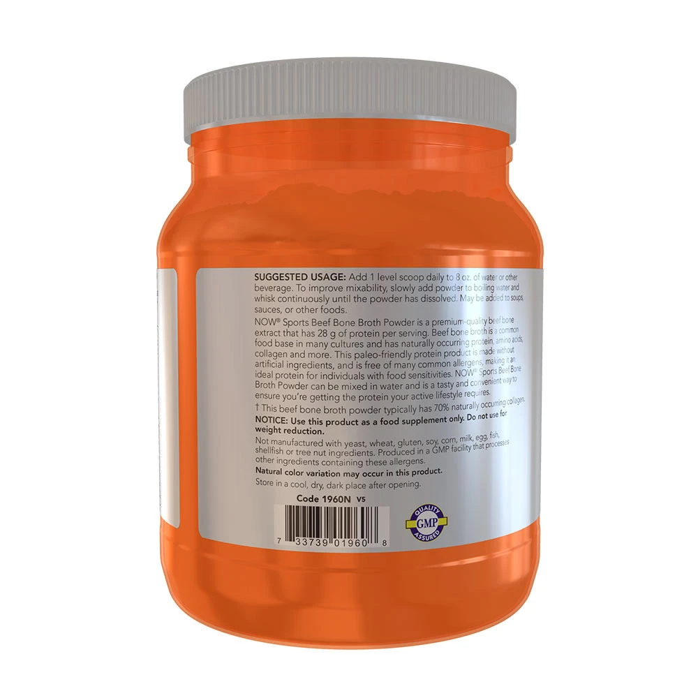 Oksekøds knoglebuljongpulver - 544g - Billede 3