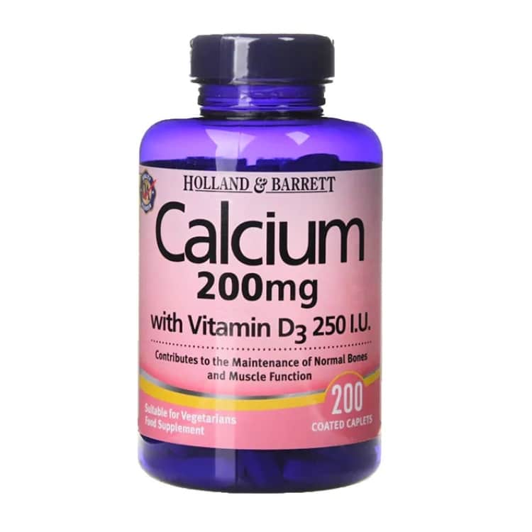 Calcium, 200 mg med D-vitamin - 200 tabletter