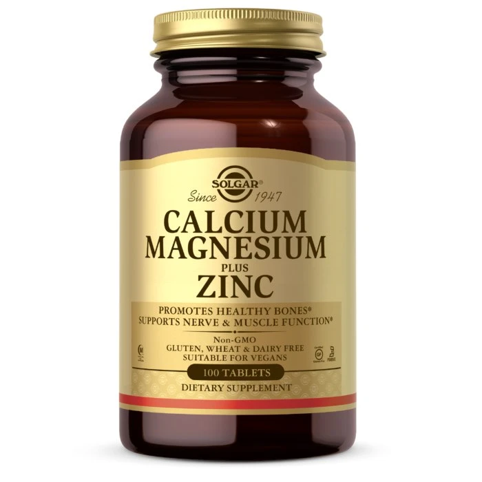 Calcium magnesium plus zink - 100 tabletter
