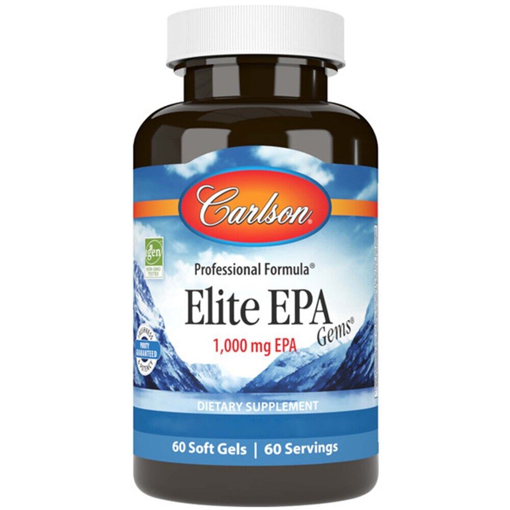 Carlson Labs - Elite EPA Gems 1000 mg, 60 softgels - Billede 2