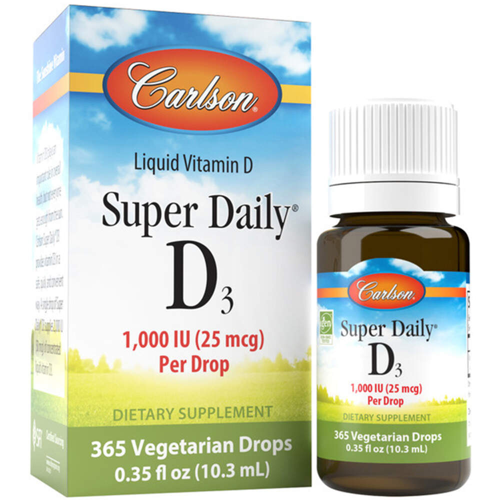 Carlson Labs - Super Daily D3 1000IU 10,3 ml