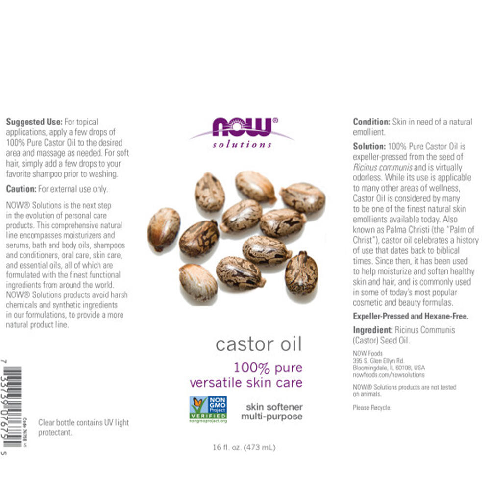 Ricinusolie, 100% Pure - 473 ml. - Billede 5