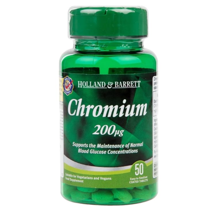 Chromium, 200mcg - 50 tabletter