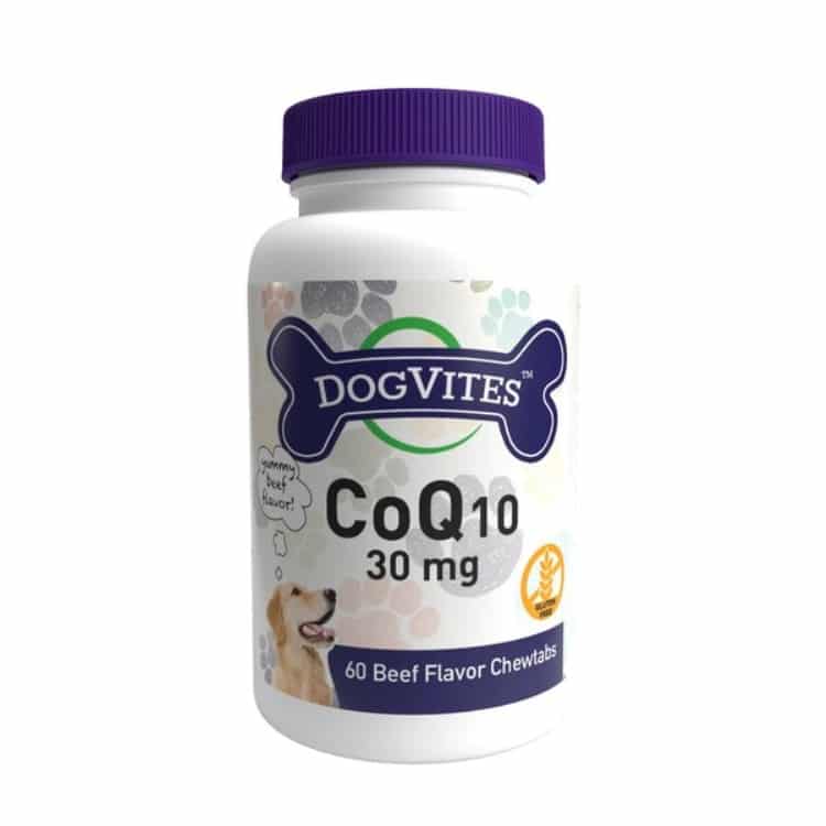 CoQ10 til hunde, 30mg, oksekødssmag - 60 tyggetabletter