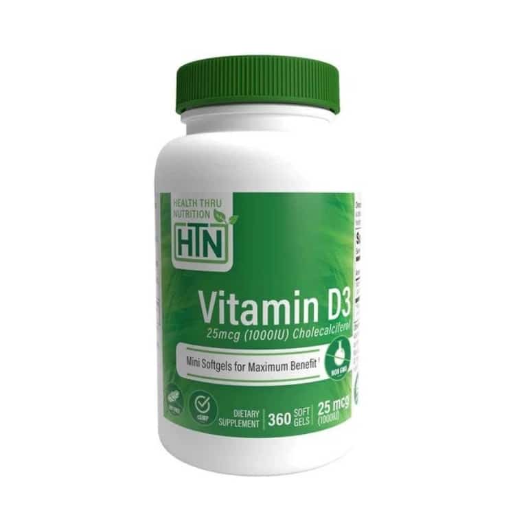 D3-vitamin, 1000 IE - 360 softgels