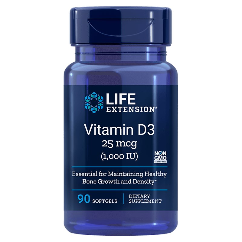 D3-vitamin, 1000 IE - 90 softgels