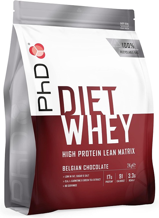 Diet Whey, belgisk chokolade - 2000 g