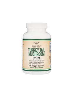 Double Wood Supplements Turkey Tail Mushroom (120 Capsules)