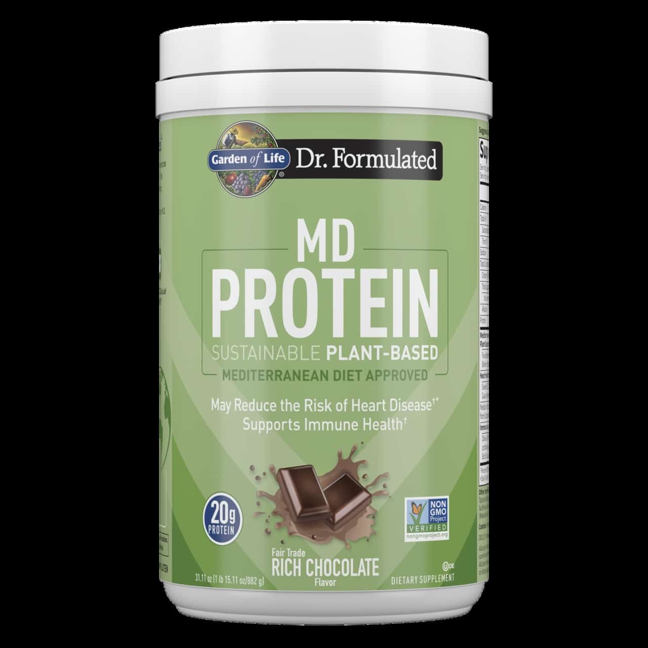 Dr. Formulated MD Protein Bæredygtigt Plantebaseret Pulver