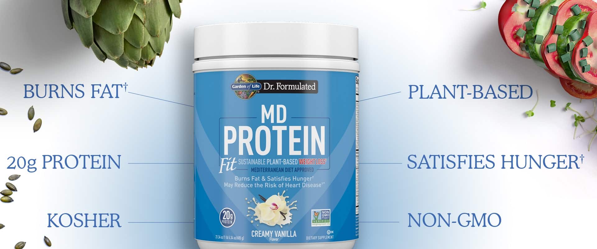 Dr. Formulated MD Protein FIT Bæredygtigt plantebaseret pulver, cremet vanilje - 605 g - Billede 8