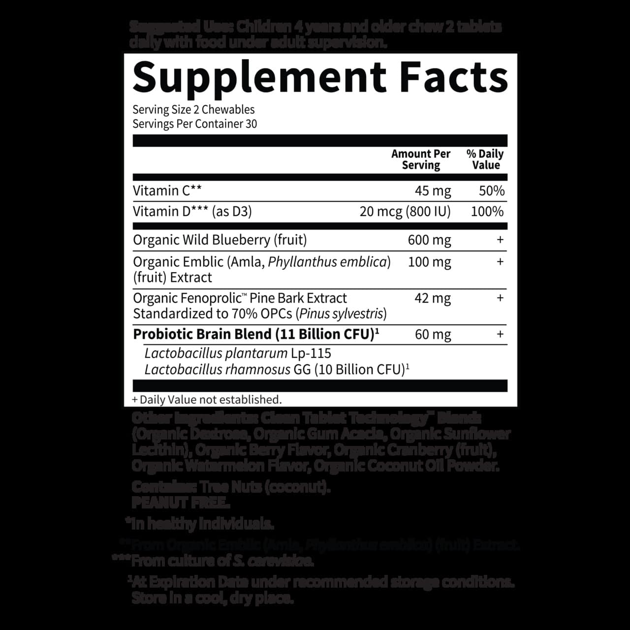 Vandmelonbær - 60 tyggetabletter