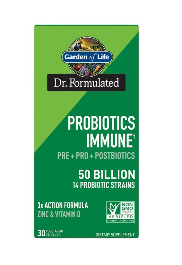 Garden of Life - Dr. Formulated Probiotics Immune 50 Milliarder, 30 vcaps