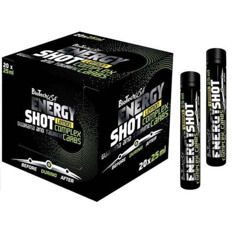Energy Shot, Lemon - 20 x 25 ml.