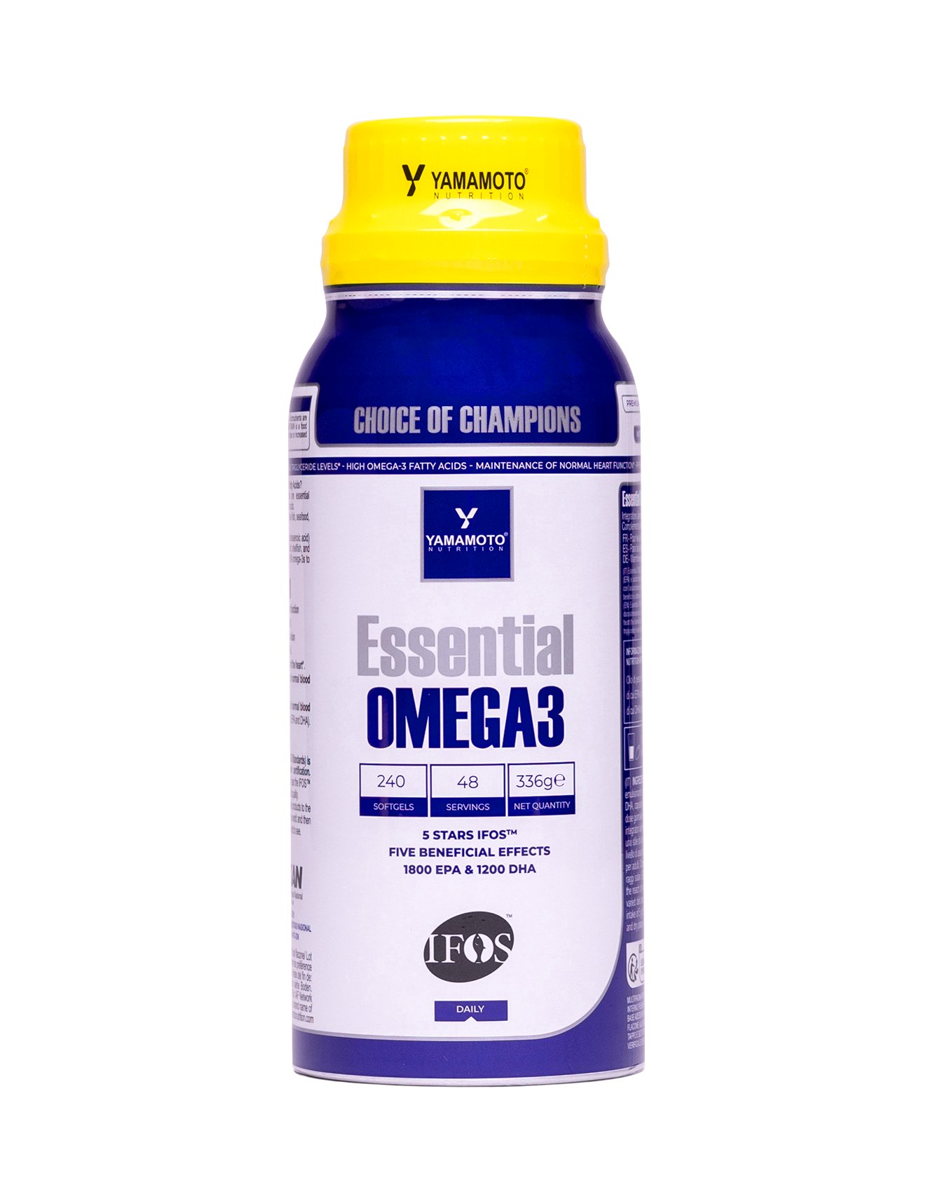 Yamamoto Nutrition - Essentielle Omega-3 - 240 bløde gelkapsler