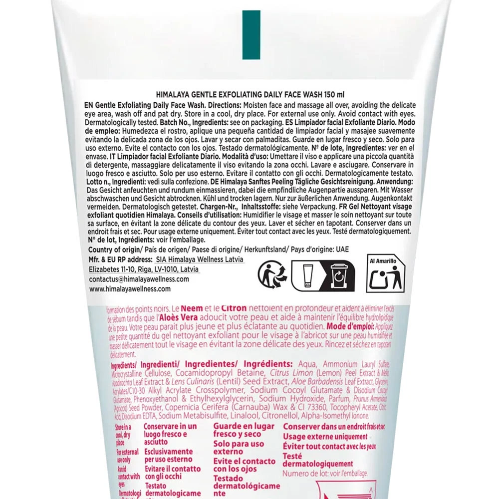 Gentle Exfoliating Daily Face Wash - 150 ml. - Billede 2