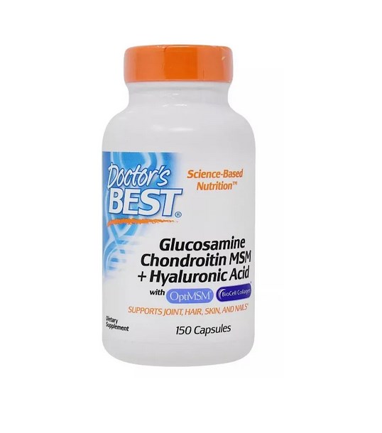Glucosamine Chondroitin MSM + Hyaluronic Acid - 150 caps