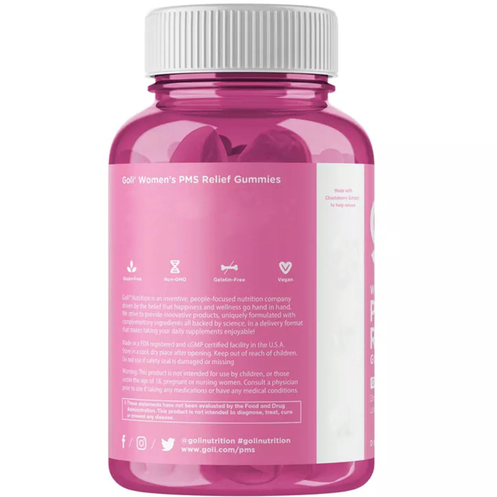Goli Nutrition - Women's PMS Relief Gummies 60 stk - Billede 3