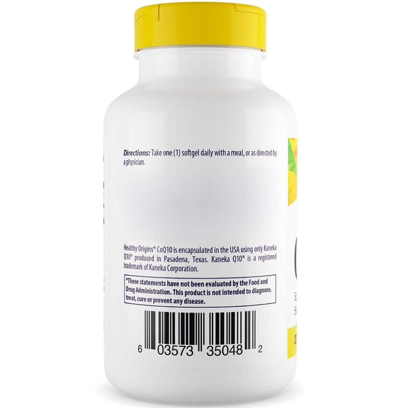 Healthy Origins - CoQ10 200 mg, 60 softgels - Billede 4