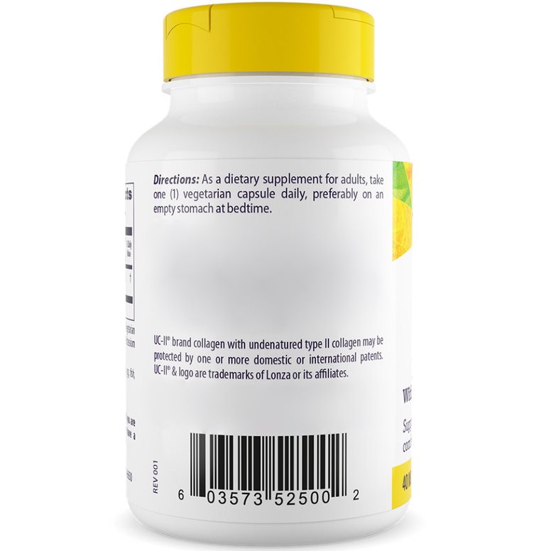 Healthy Origins - Natural UC II 40 mg, 60 veg. kapsler - Billede 4