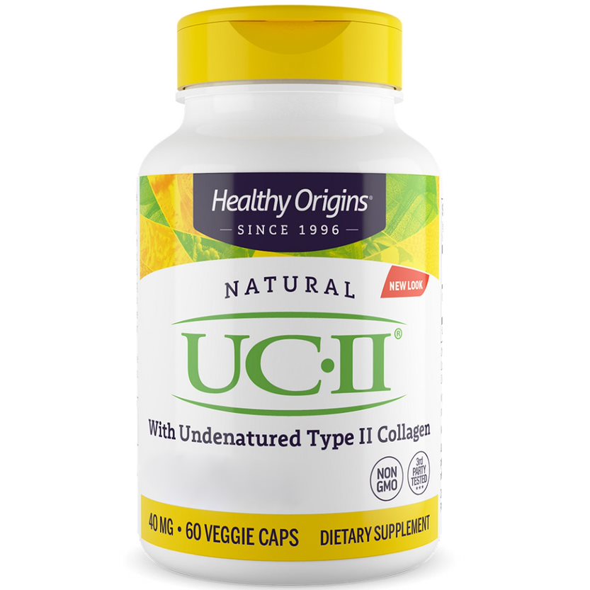 Healthy Origins - Natural UC II 40 mg, 60 veg. kapsler