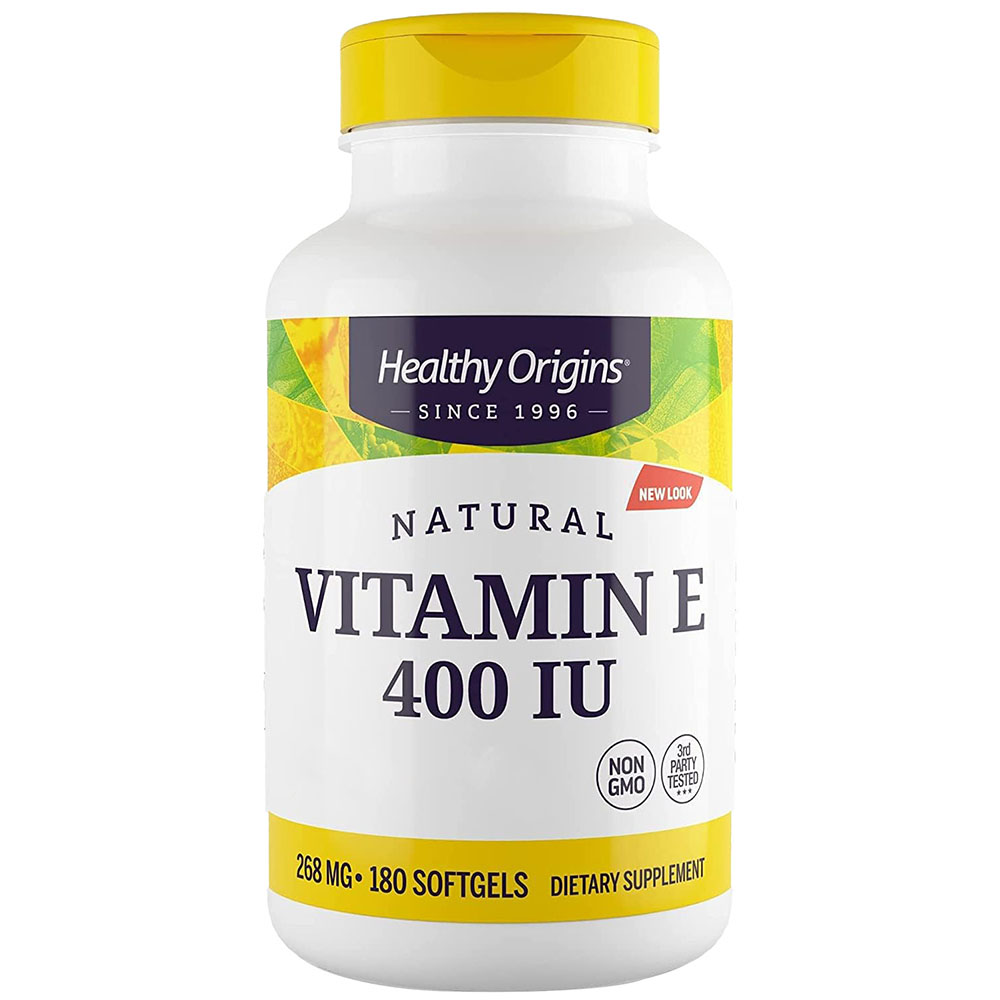 Healthy Origins - Naturlig Vitamin E 400 IU, 180 softgels