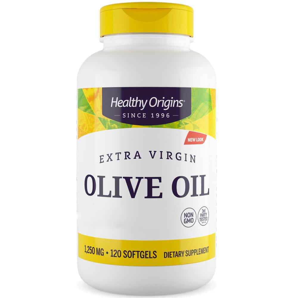 Healthy Origins - Olivenolie 1250 mg, 120 softgels - Billede 2