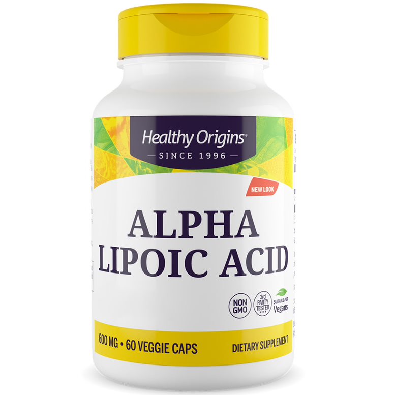 Healthy Origins - Alpha-lipoic Acid Depot 600 mg, 60 kapsler