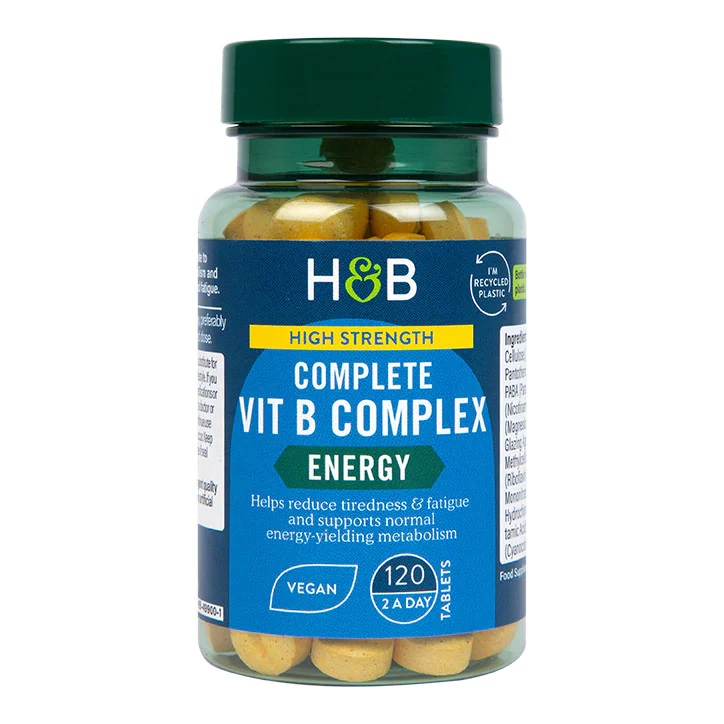 High Strength Complete Vit B Complex - 120 tabs