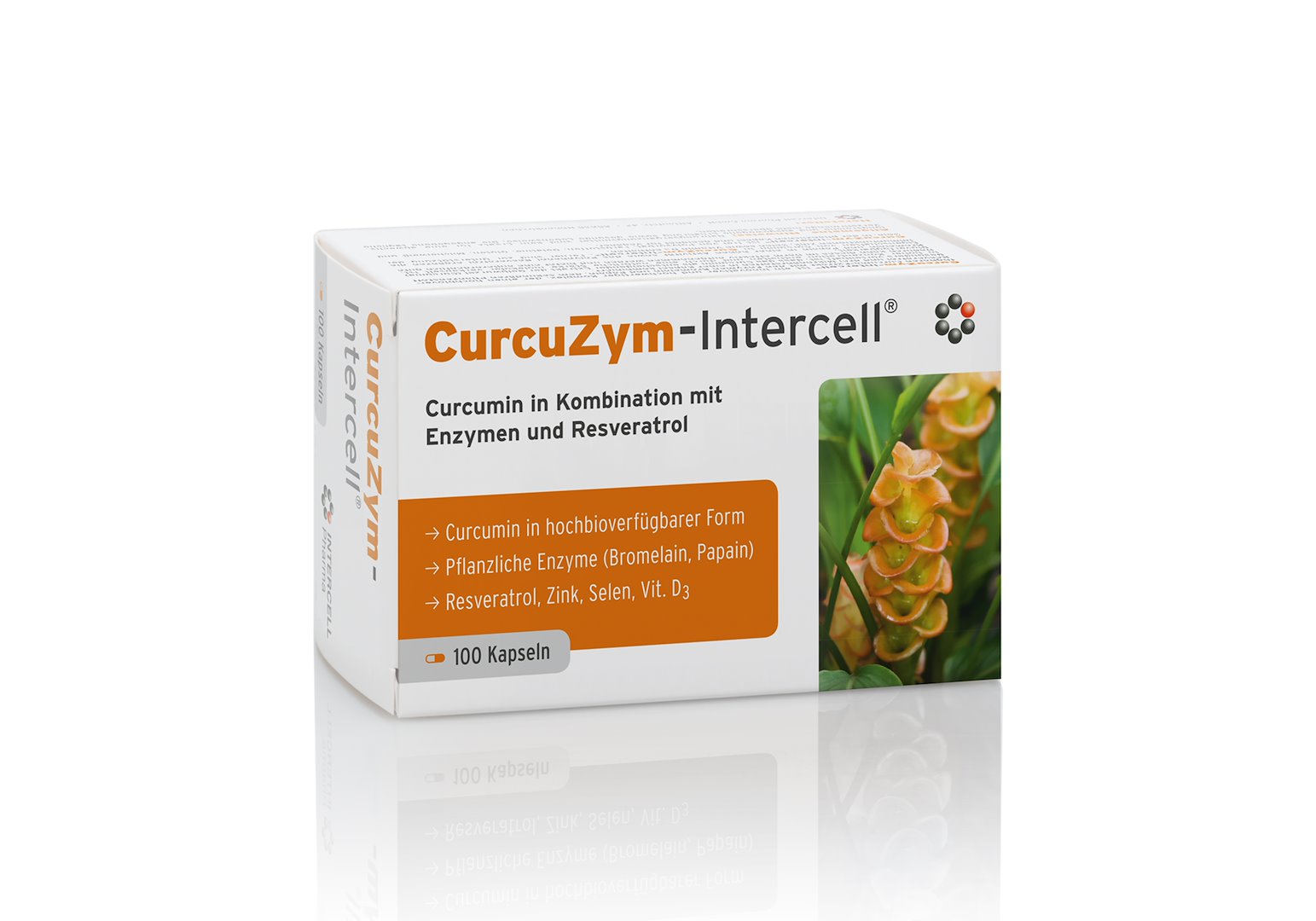 Intercell Pharma - CurcuZym-Intercell 100 kapsler