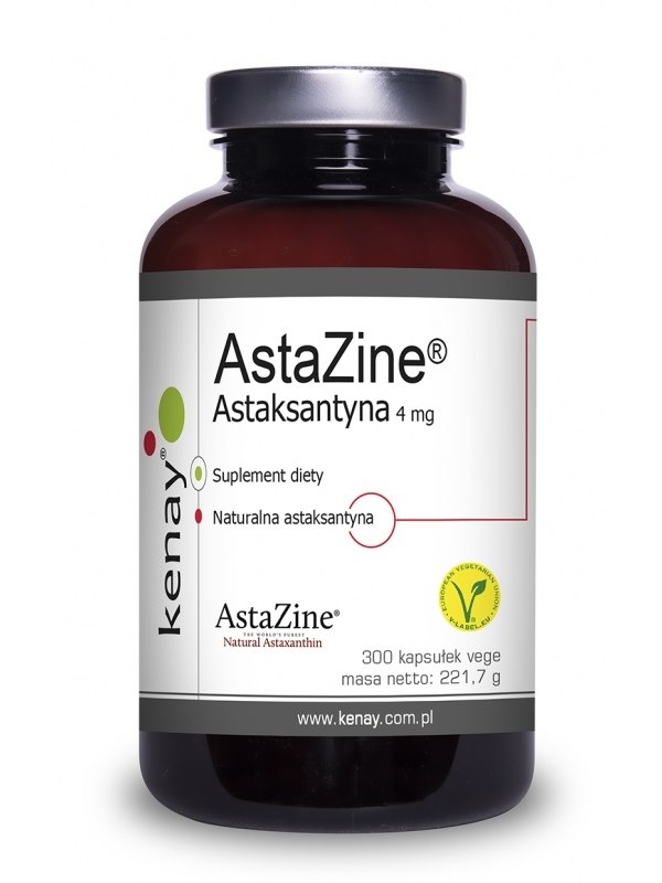 Kenay - AstaZine Astaxanthin 4 mg (300 kapsler)