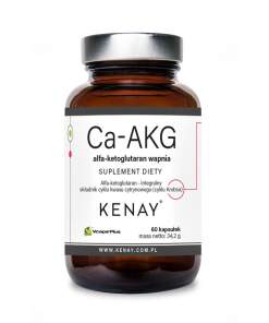 KENAY Ca-AKG calcium alpha-ketoglutarate (60 caps)