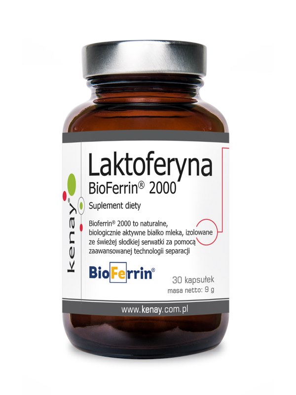 KENAY Lactoferrin BioFerrin 2000 (30 caps)