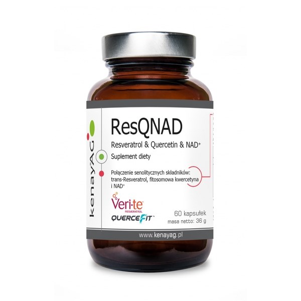 KENAY ResQNAD - Resveratrol & Quercetin & NAD+ (60 caps)