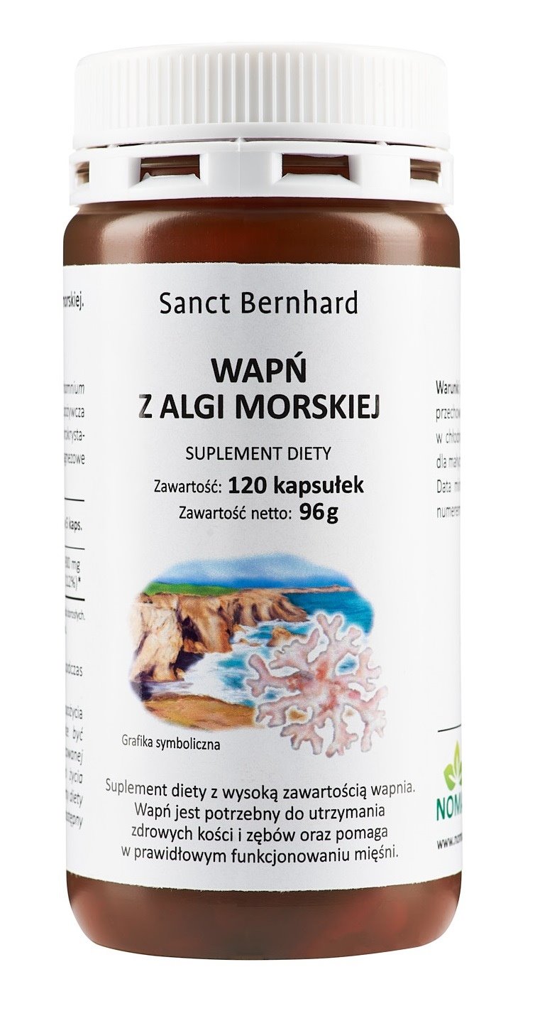 KRAUTERHAUS SANCT BERNHARD Calcium Lithothamnium Capsules (120 caps)