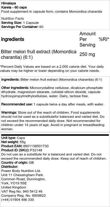 Karela - 60 kapsler - Billede 2