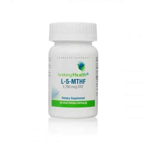 L-5-MTHF, 1700mcg DFE - 60 kapsler