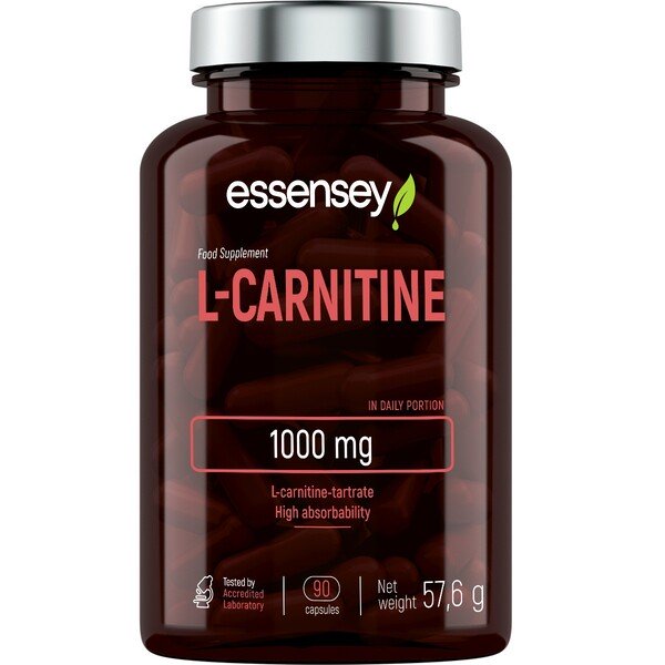 L-Carnitin, 1000 mg - 90 kapsler