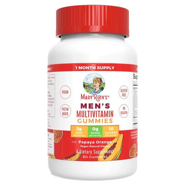 Mænds multivitamin-gummi, papaya appelsin - 60 gummier