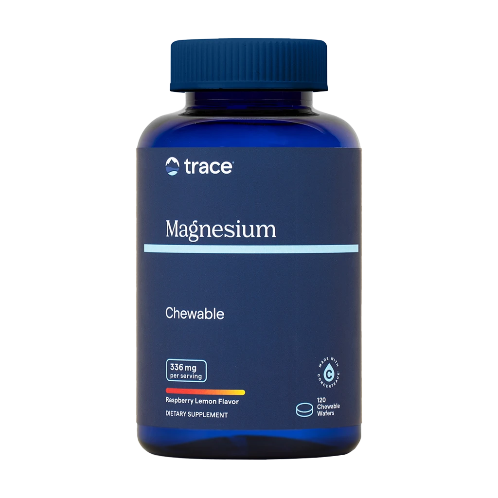 Magnesium til at tygge, Hindbær Citron - 30 tyggetabletter