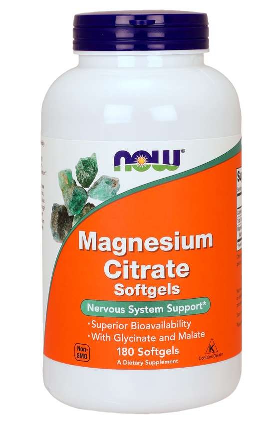 Magnesium Citrate Softgels - 180 softgels
